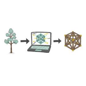 LogDesignBuild Suhl. Small-diameter timber in the educational-digital chain of forestry, design and construction LogDesignBuild